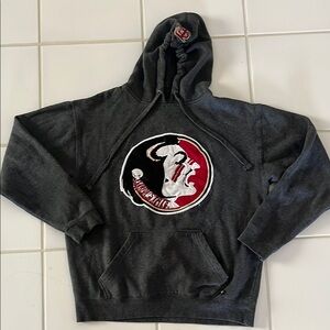 FSU Florida State University Gray Hoodie with Logo Seminole college